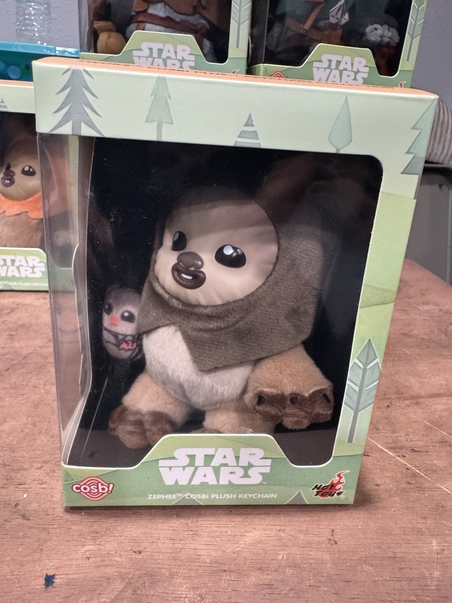 Hot Toys Cosbi Ewoks Zephee Plush Keychain Star Wars Celebration