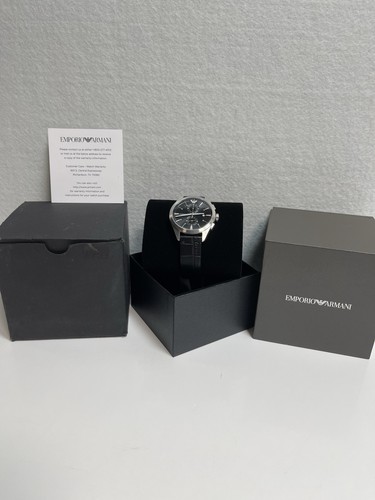 Emporio Armani Chronograph quartz black dial Men's Watch AR11542 - Picture 7 of 13