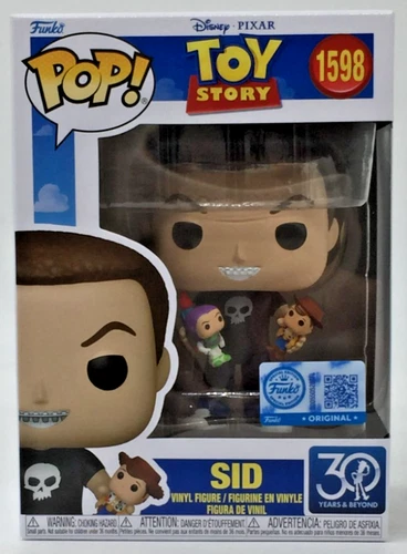 Funko POP! Disney Pixar Toy Story Sid #1598 Funko Special Edition With Protector