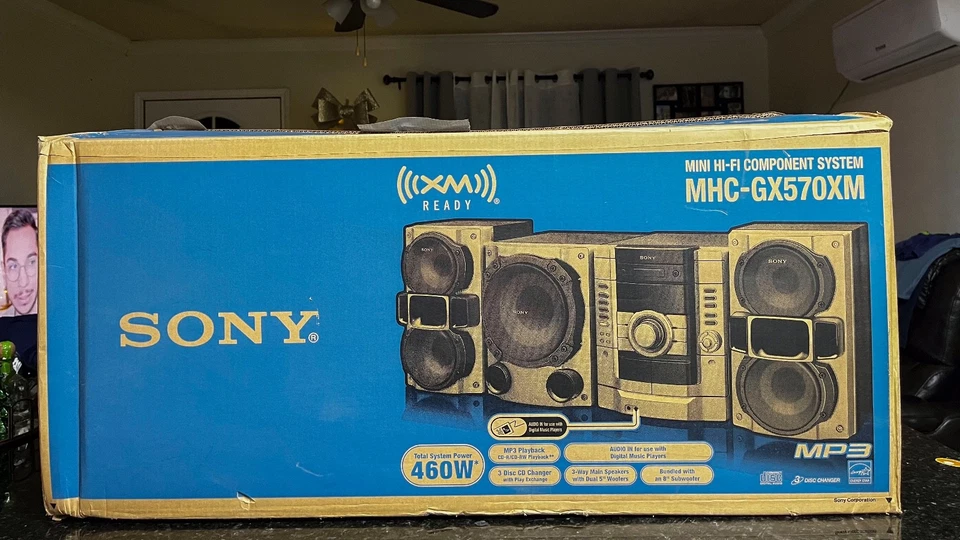 Sistema de componentes Sony MHC-GX570XM Mini Hi-Fi - USADO - Caja original - Sin control remoto Foto 2 de 4
