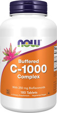 Now Foods Buffered C-1000 Complex (Gepuffertes Vitamin C Komplex), 1000Mg, Mit F