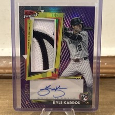 2026 Topps Finest Kyle Karros Purple Rookie Auto Relic /75 - RPA-KK Rockies