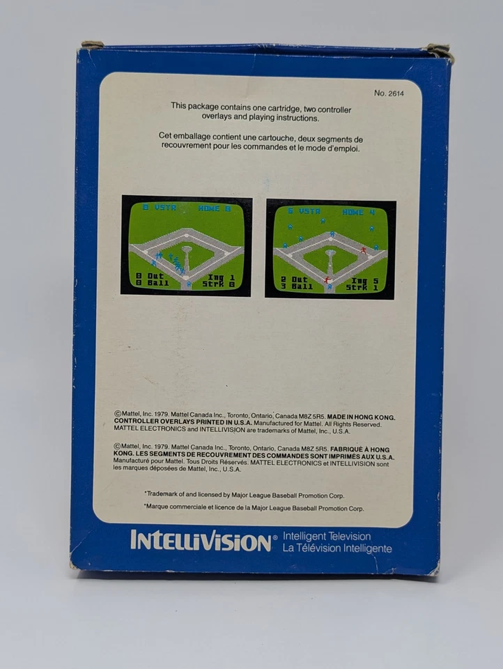 Major League Baseball (Intellivision, 1983) - CIB Complete - Image 2 of 4