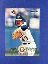 1995 Fleer ~ Dennis Eckersley ~ Diamond Tribute ~ 5 ~ Athletics