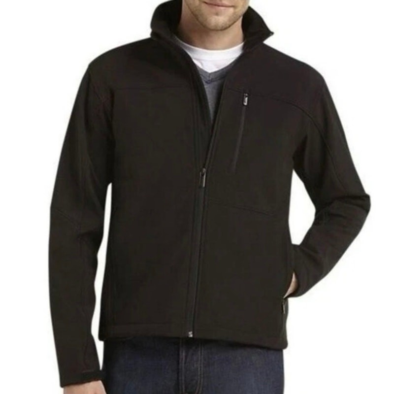 TUMI mens lightweight travel jacket with premium styling