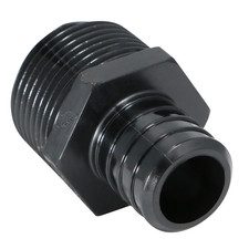 5 Pieces XFITTING 1" PEX-B x 1" Male NPT Adapter, NSF, CUPC, Lead Free