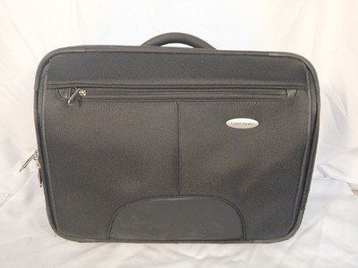 Samsonite schwarze Stoff-Tragetasche mit Rollengriff 