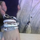 3 Choker Necklaces & 1 Paris-Themed Bracelet Beads/Lace/Sequins-Oh My!  — photo 4