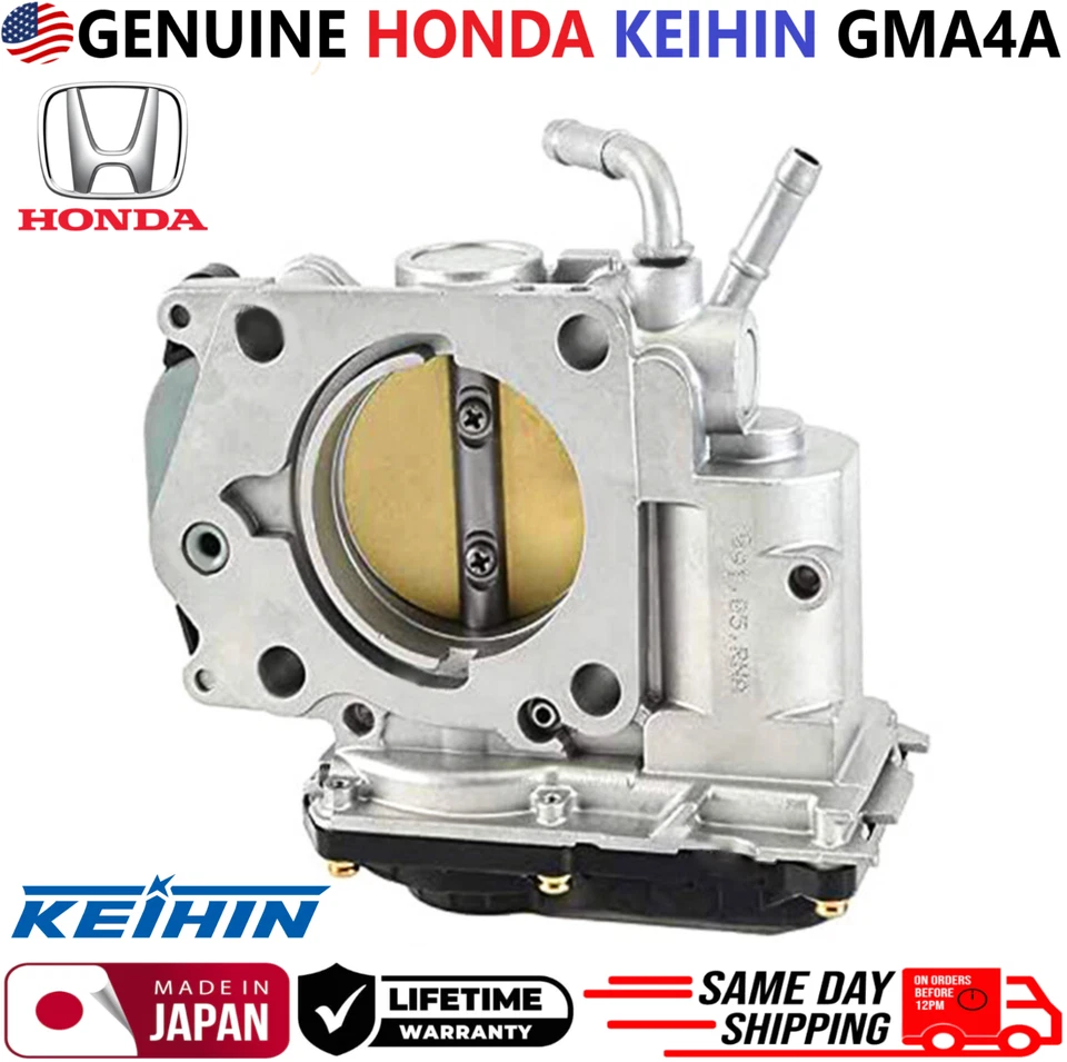 Cuerpo de acelerador HONDA ORIGINAL para Honda Civic 2006-2011 1,8 L, GMA4A, 16400-RNB-A01 Foto 2 de 4