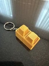 Keyboard Fidget Toy 2-Button Fidget Keyboard Keychain Stress Relief