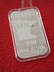 NO DATE UNITED STATES OF AMERICA STATE MN 1/2oz 0.999 FINE SILVER BAR #MF-1705