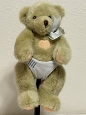 Dakin 1994 12 Inch Tan Posable Teddy Bear Firmly Stuffed Clean Precious Moments