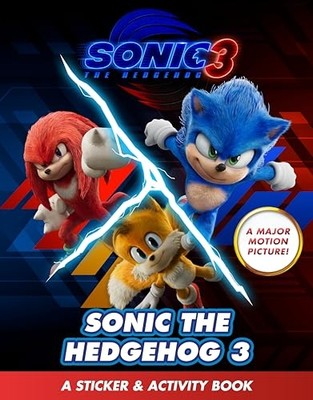 Sonic the Hedgehog 3 :A Sticker and Activity Book -  NEW Gabriella Degen 2024