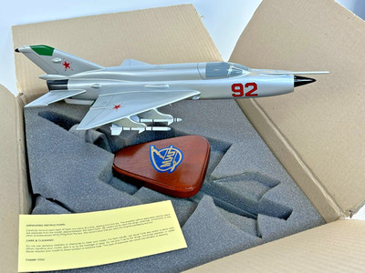 Pacific Aircraft Mig-21 Fishbed FRM21 Airplane Desktop Model New In Box