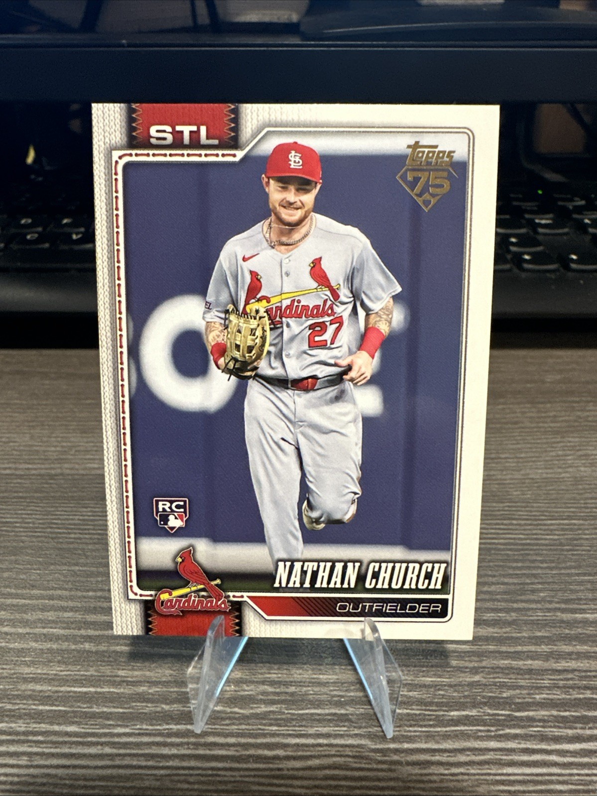 2026 Topps Series 1 Golden Mirror Variation #24 Nathan Church RC Rookie SSP 🔥