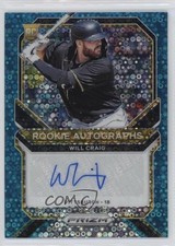 2021 Panini Prizm Rookie Teal Donut Circle 7/12 Will Craig #RA-WC Auto 1ax