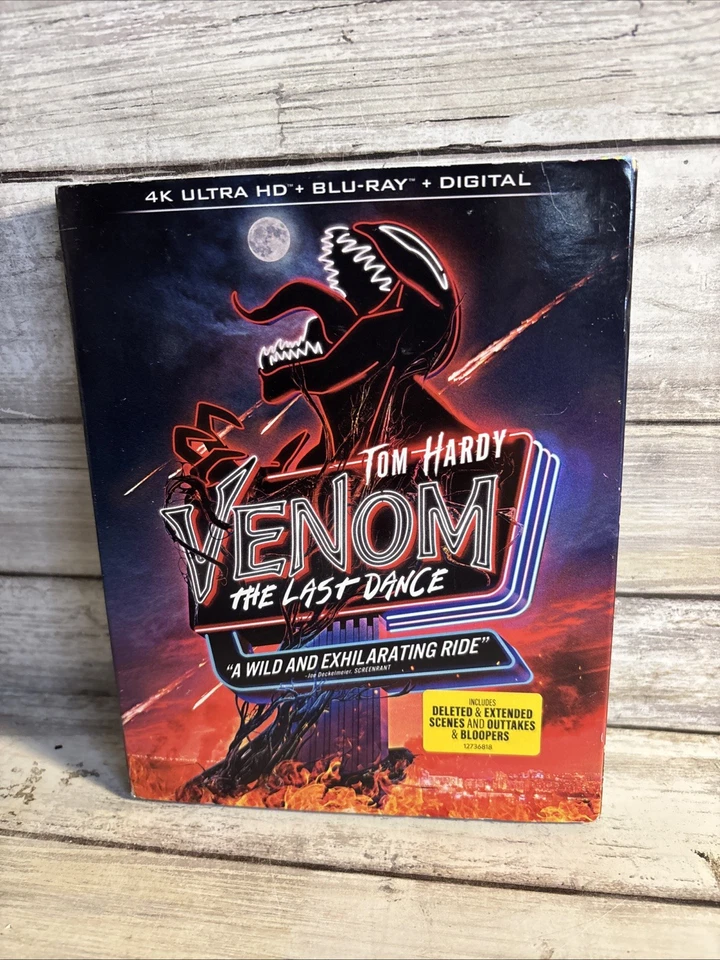 Venom: The Last Dance (4K Ultra HD + Blu-ray) W/Slipcover Ships Free No Digital - Image 2 of 4