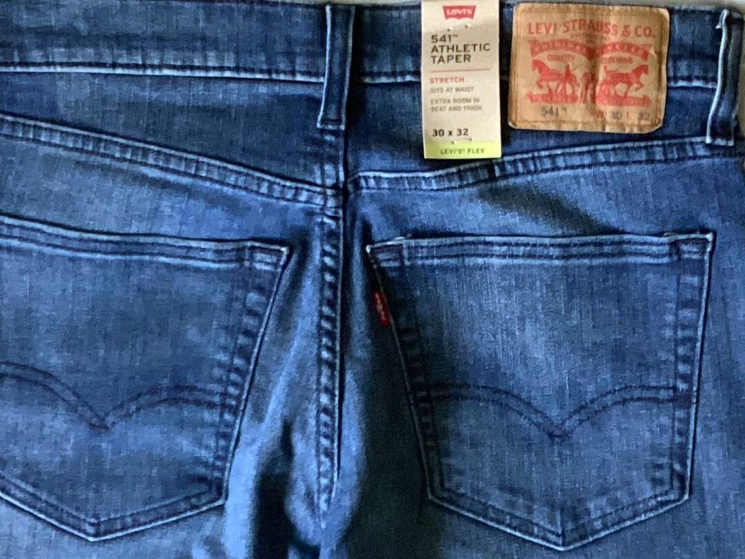 Levi's Men's 541 0216 ATHLETIC TAPER ~ 30x32 Husker Blue ~ FLEX STRETCH NWT $80
