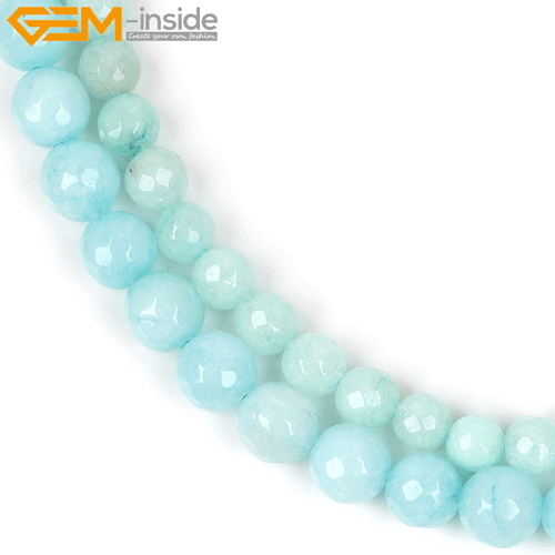 Wholesale Faceted Jade Stone Loose Beads For Jewelery Making 15" Color Pick - Picture 89 of 100