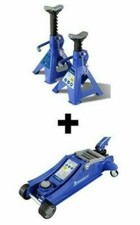 MICHELIN cric hydraulique 1.8T + 2 chandelles levage 2T mécano garage bricolage