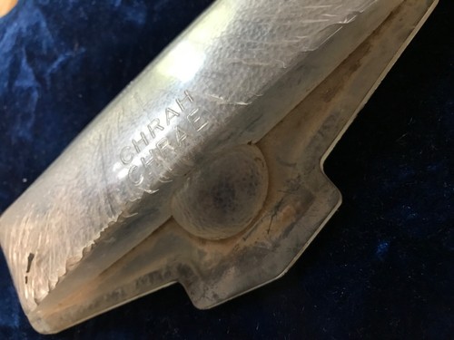1949 Chrysler License Back-up Lens Bezel 1253317 - Picture 3 of 10