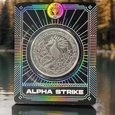 2023 SEAHORSE ANTIQUE 1 oz 999 Silver Coin Scottsdale✅ ALPHA STRIKE Only 99
