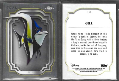 Topps Chrome Disney 2024 #112 Gill Findet Nemo Karte