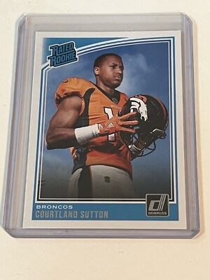 2018 Panini Donruss Courtland Sutton #312 Rated Rookie Football Card RC ...