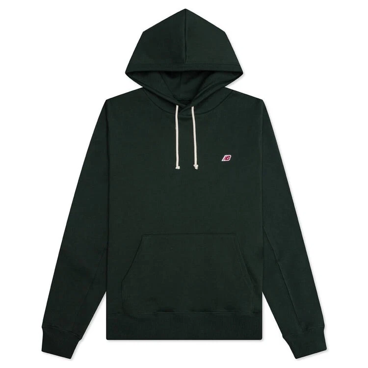 New Balance Made in USA Core Hoodie Midnight Green Sweatshirt
