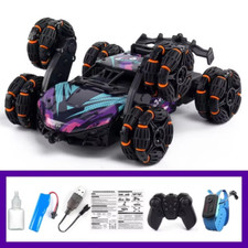 Gesture Controlled 6-Wheel Radio Remote Control Drift Car w/ Spray Led Lights