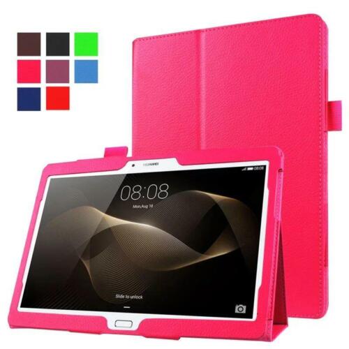 Leather Folio Protective Slim Case Stand Cover Huawei Mediapad M3 / M5 / T3 / T5 - Picture 16 of 23