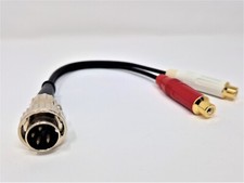 NAIM 4 pin Din Twist Lock to RCA cavo phono stereo prese donna piombo 15 cm