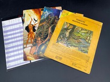 Advanced Dungeons  Dragons Dungeon Master Screen  Index Lot of 3 - 1st Ed 9024