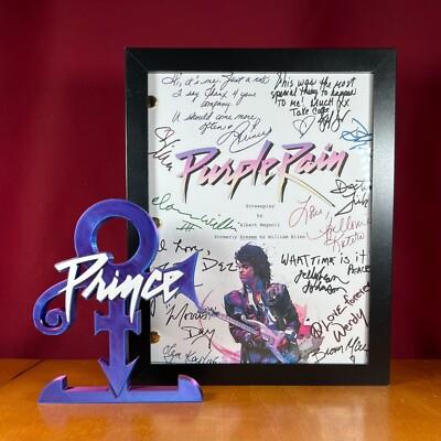 After the Rain サイン Purple Rain Script Signed- Autograph Reprints- Prince | eBay