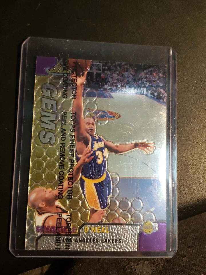 1999-00 Topps Finest Shaquille O’Neal Gems Insert Card #106 Lakers - Image 2 of 3