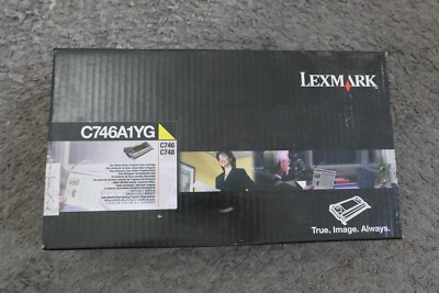 NEW SEALED GENUINE Lexmark C746A1YG Yellow Toner Cartridge C746 C748