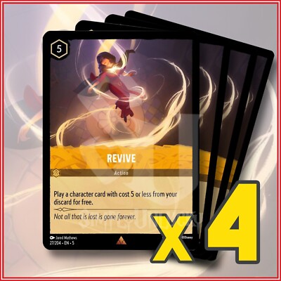 Disney Lorcana: 2024 Revive 27/204 x4 | Rare | eBay