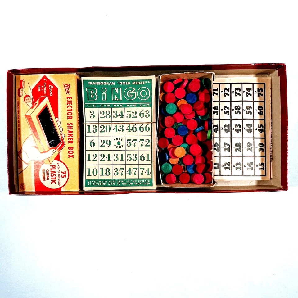 Vintage 1958 Transogram "Gold Medal" Bingo Game - Image 2 of 4