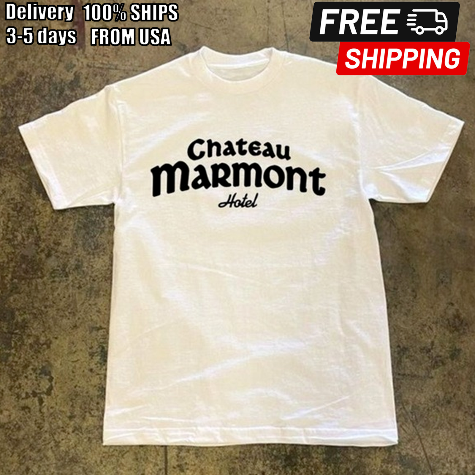 1970S Chateau Marmont Hotel T Shirt