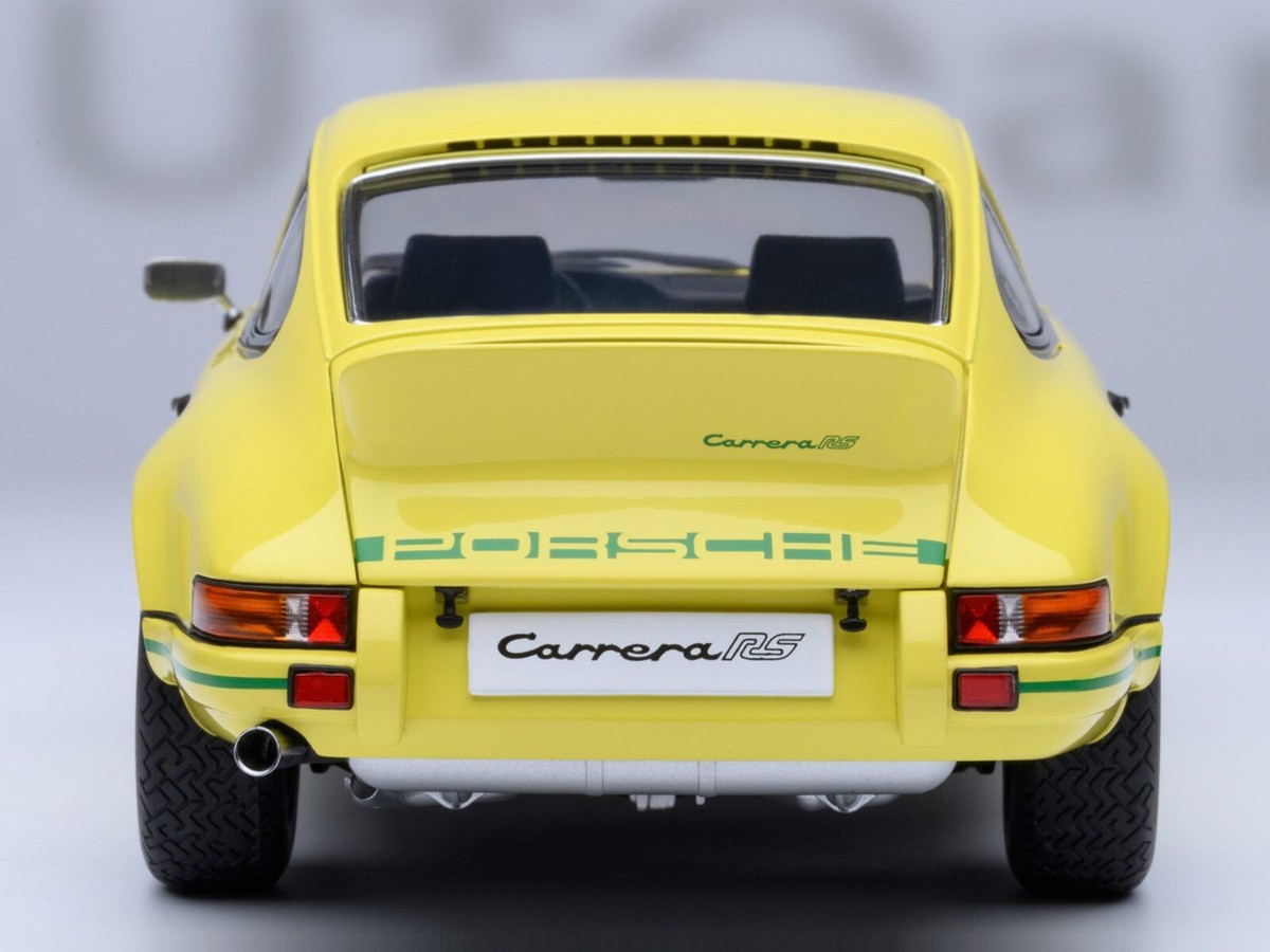 PORSCHE 911 CARRERA 2.7 RS LIGHT YELLOW 1/18 MODEL CAR BY AUTOART