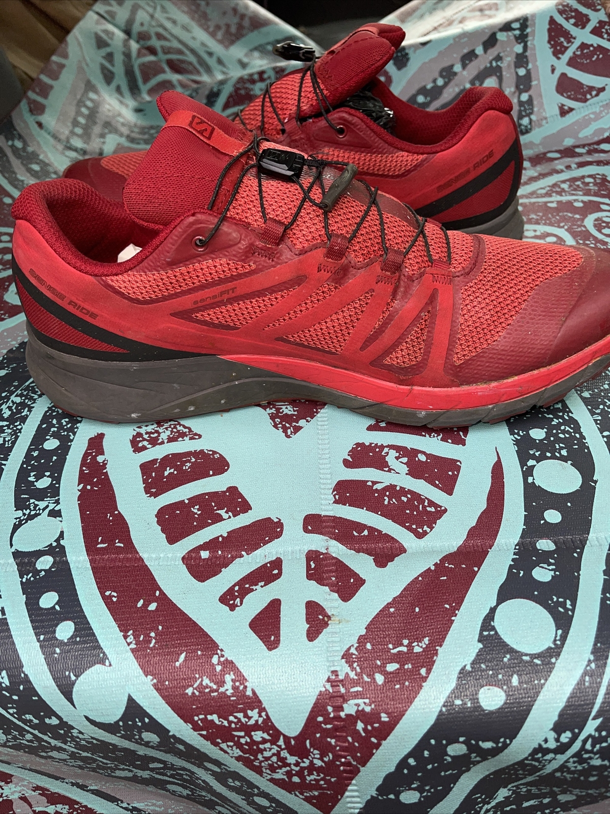 Scarpe da trekking ortolite Salomon Vibe uomo Sense Ride Trail Running US12 5