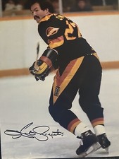Harold SNEPSTS Signed 8x10 Photo!  Vancouver Canucks Legend D Man !  W/COA