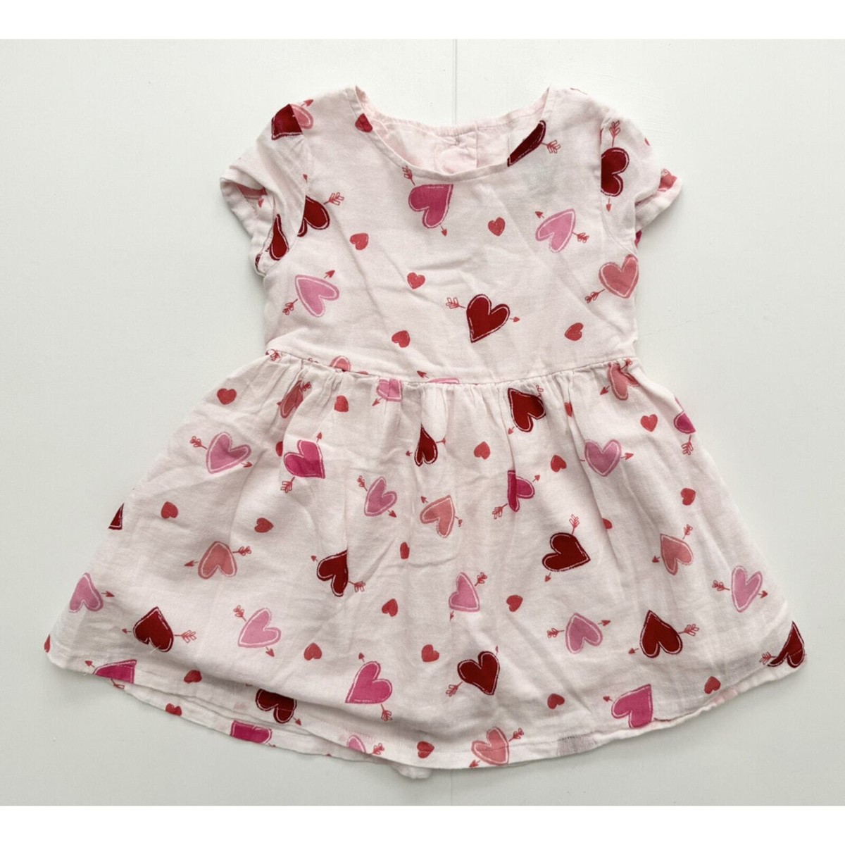 Old Navy Pink S/S Red Pink Heart Open Heart Back Dress size 3t | eBay Old Navy Pink S/S Red Pink Heart Open Heart Back Dress size 3t | eBay