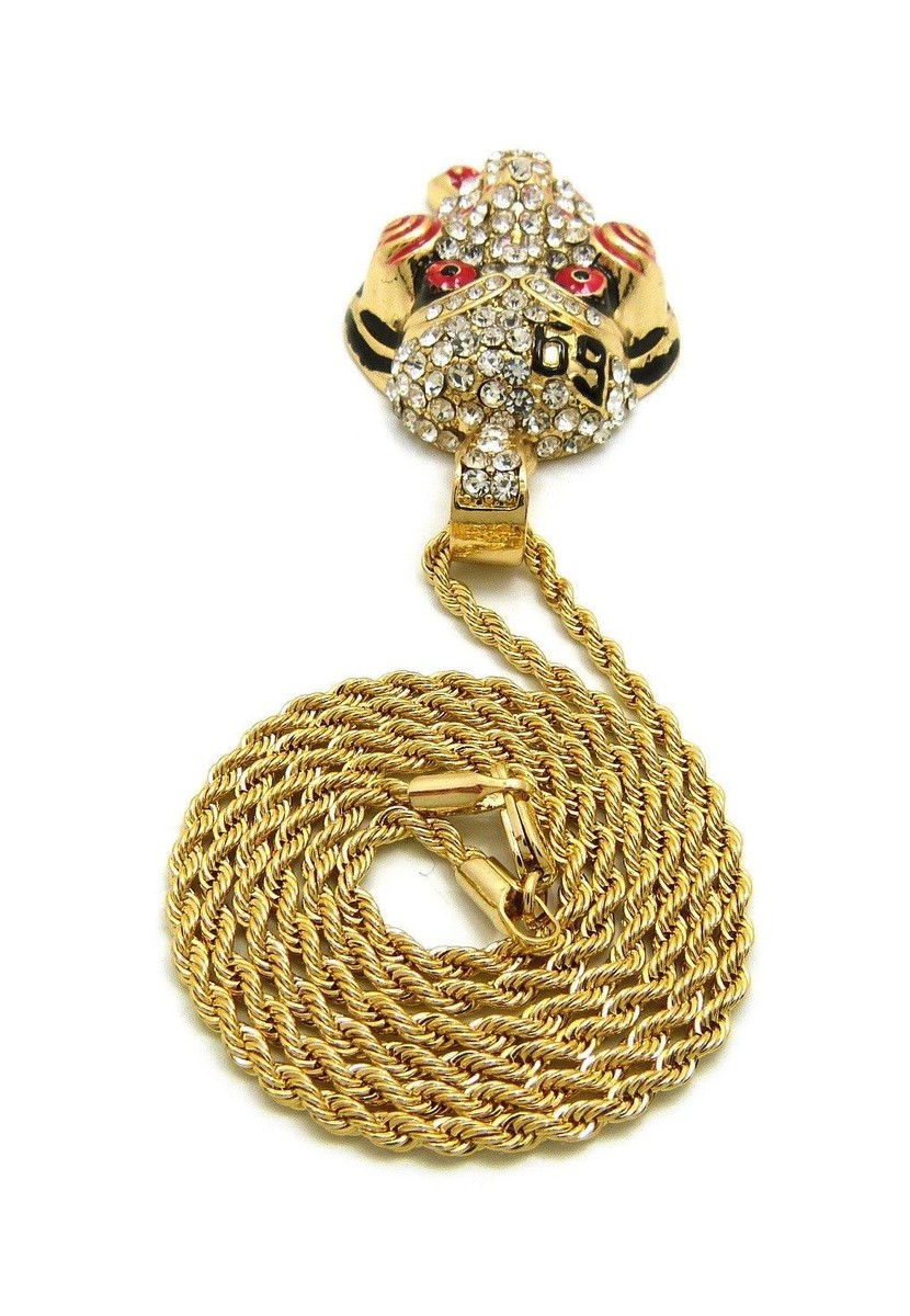 Iced 6ix9ine Jigsaw Necklace & Hip Hop Gold plated Metal Iced 6ix9ine Jigsaw Necklace & Hip Hop Gold plated Metal