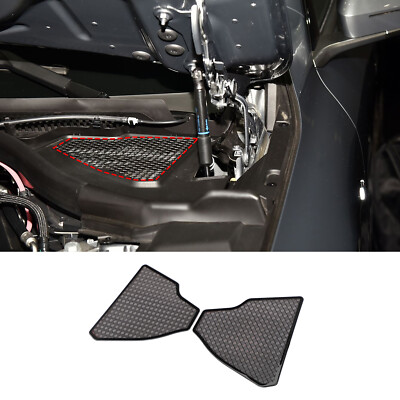 S.Steel Black Front Engine Bay Anti Dust Cover Mesh For BMW X3 G45 2025+