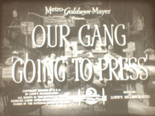 16MM Sound GOING TO PRESS 1942 MGM OUR GANG - Little Rascals 400 ft Nice print