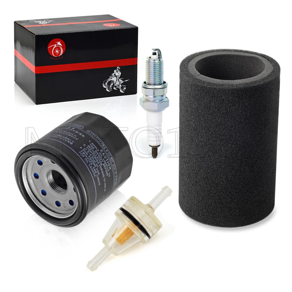 Filtro de aire espuma filtro aceite bujía para Yamaha Grizzly Bruin Wolverine 350 450 Foto 4 de 4