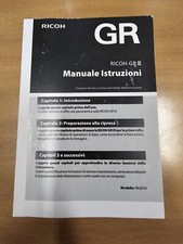 Ricoh GR III Italian Manual