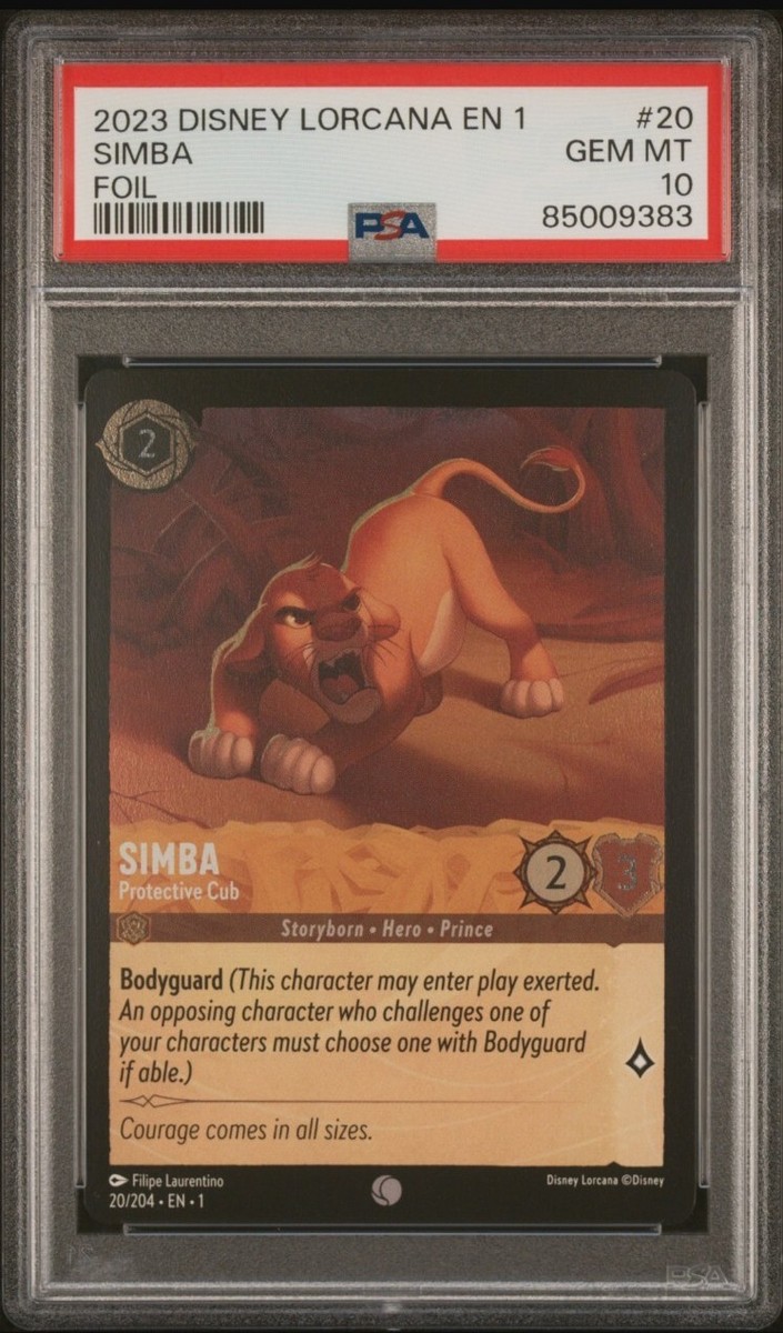 PSA10 DISNEY LORCANA シンバ #215 2023 Disney Lorcana EN 1 Enchanted #215 Simba PSA 10 | eBay