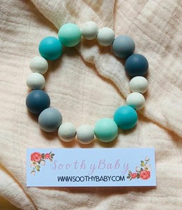 blue teething ring
